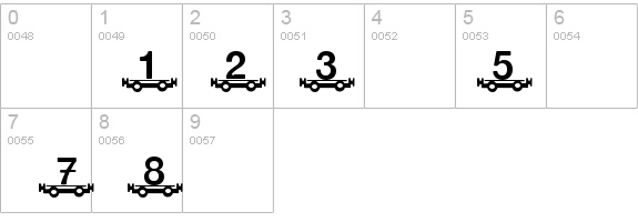 Eisenbahn details - Free Fonts at FontZone.net
