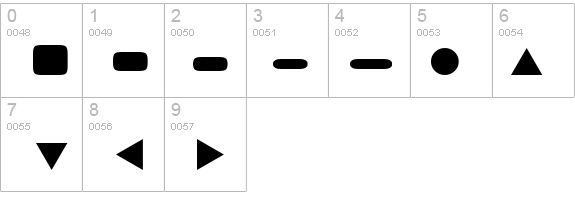 F&T_BasicShapes1 details - Free Fonts at FontZone.net