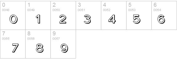 Florencesans Shaded details - Free Fonts at FontZone.net
