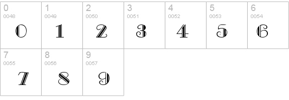 Gallery Regular details - Free Fonts at FontZone.net