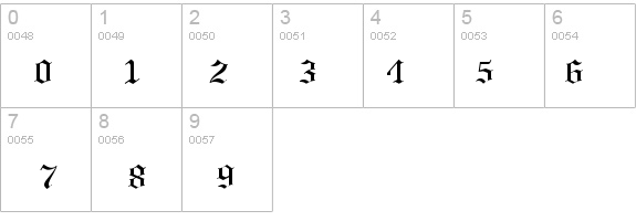 Gothic 57 Normal details - Free Fonts at FontZone.net