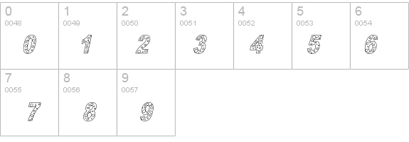 HOLE 3 cursive outline details - Free Fonts at FontZone.net
