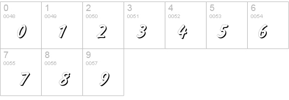 InformShadowC details - Free Fonts at FontZone.net