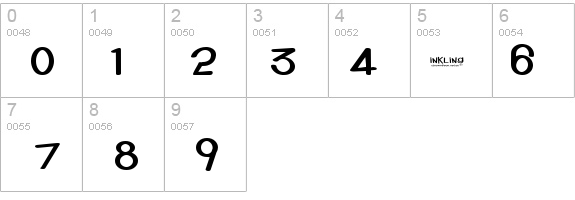 Inkling details - Free Fonts at FontZone.net
