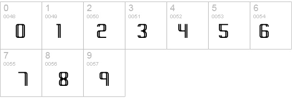 Intersect BRK details - Free Fonts at FontZone.net