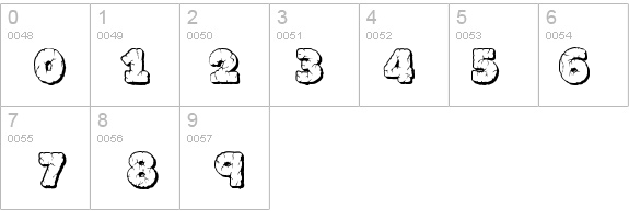JFRockOutcrop details - Free Fonts at FontZone.net
