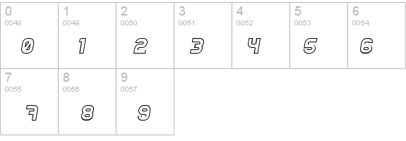 Jumbo Outline Italic details - Free Fonts at FontZone.net