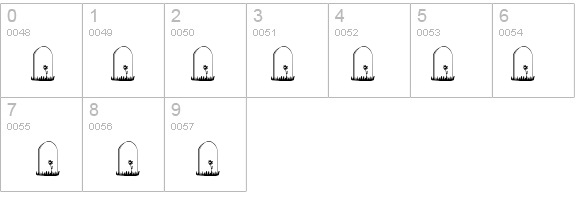 KR Gravestone details - Free Fonts at FontZone.net