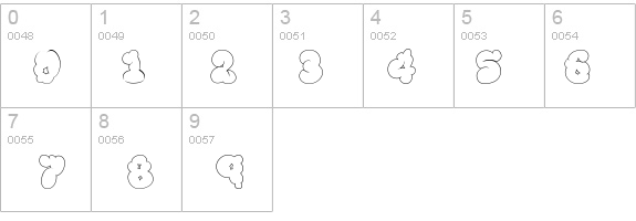 McKloud White details - Free Fonts at FontZone.net