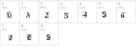 Not Too Shabby Boxed details - Free Fonts at FontZone.net