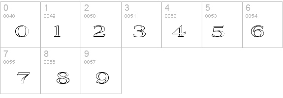 Pee's Celtic outline details - Free Fonts at FontZone.net
