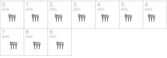 persische Keilschrift details - Free Fonts at FontZone.net