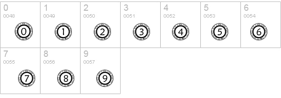 pf_scircle1 details - Free Fonts at FontZone.net