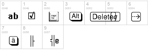 PIXymbolsDingbatsBold details - Free Fonts at FontZone.net