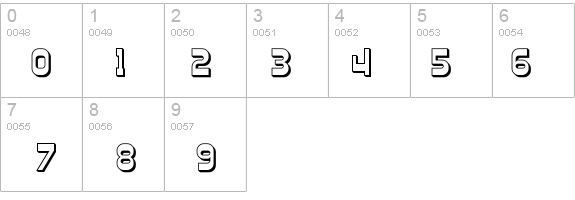 Plasmatica Shaded details - Free Fonts at FontZone.net