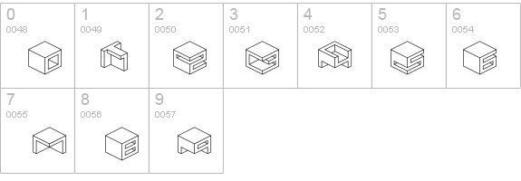 Qbicle 2 BRK details - Free Fonts at FontZone.net