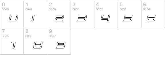 Quark Outline Italic details - Free Fonts at FontZone.net