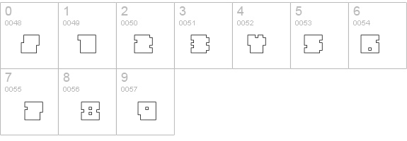 QUBE HOLLOW details - Free Fonts at FontZone.net