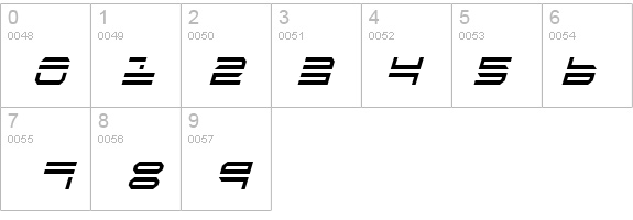 QuickStrike Italic Condensed details - Free Fonts at FontZone.net
