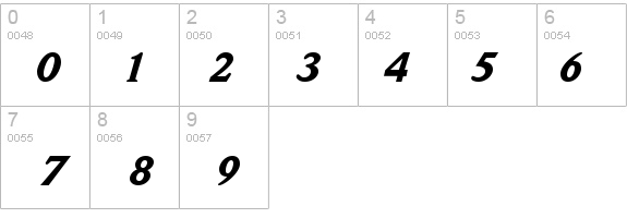 Quintessence Black SSi Black Italic details - Free Fonts at FontZone.net