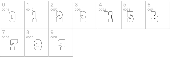 Regulators Outline details - Free Fonts at FontZone.net
