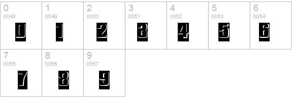 ReliefInReverse Regular details - Free Fonts at FontZone.net