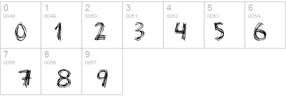 Scratch my back details - Free Fonts at FontZone.net