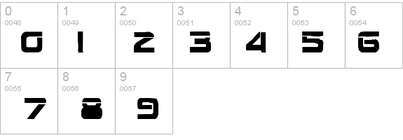 Seperated details - Free Fonts at FontZone.net