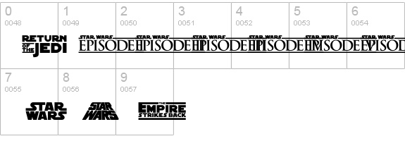 SF Distant Galaxy Symbols details - Free Fonts at FontZone.net