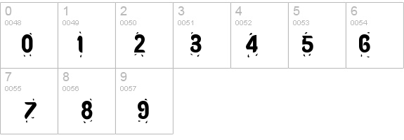 Shower details - Free Fonts at FontZone.net