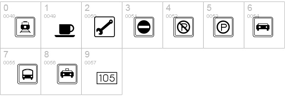 SIGN&SYMBOLS-Thin details - Free Fonts at FontZone.net