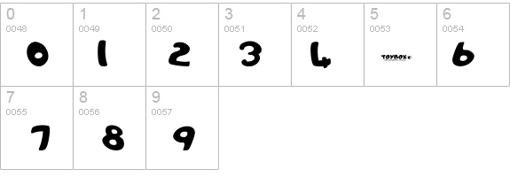 Toybox details - Free Fonts at FontZone.net