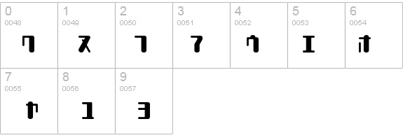 TYPEOUT2097 KAT details - Free Fonts at FontZone.net