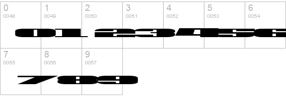 U.S.A. Expanded details - Free Fonts at FontZone.net