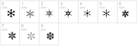 WWFlakes details - Free Fonts at FontZone.net