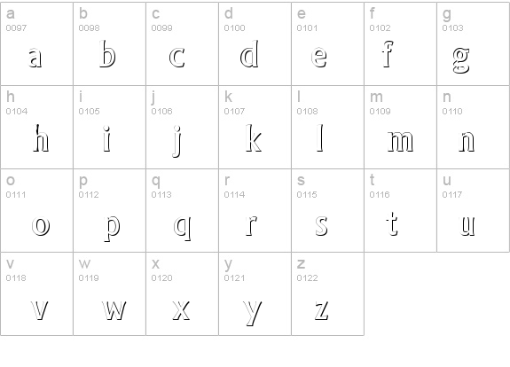 a_Allgidus3Dxtr details - Free Fonts at FontZone.net