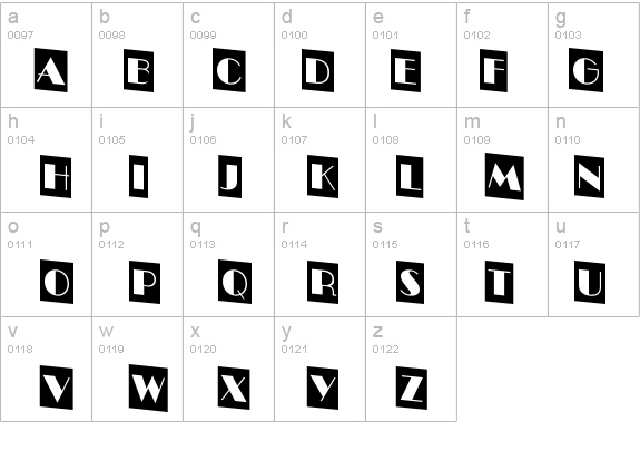 a_BentoCameoDown details - Free Fonts at FontZone.net