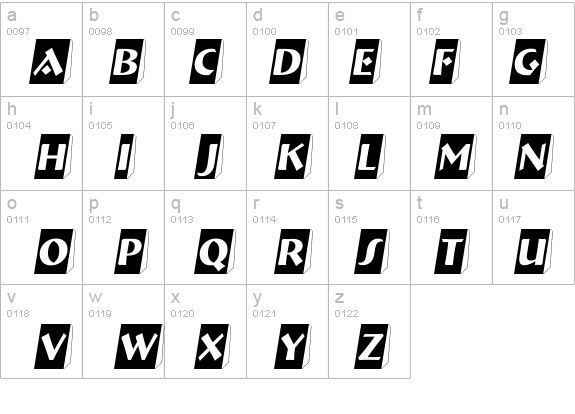 a_BremenCm3D details - Free Fonts at FontZone.net