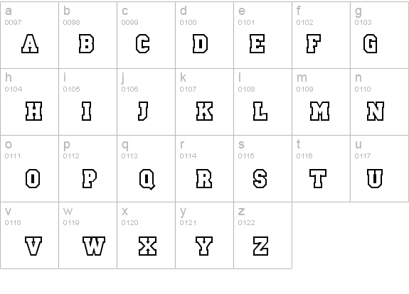 a_CampusClg Bold details - Free Fonts at FontZone.net