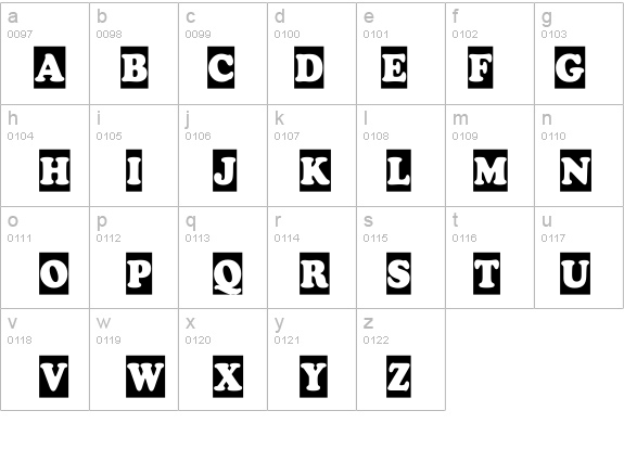 a_CooperBlackCm details - Free Fonts at FontZone.net