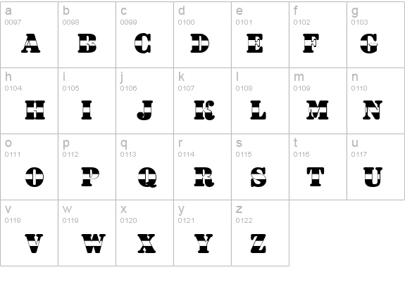 a_DodgerB&W details - Free Fonts at FontZone.net