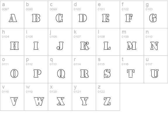 a_DodgerOtl Bold details - Free Fonts at FontZone.net