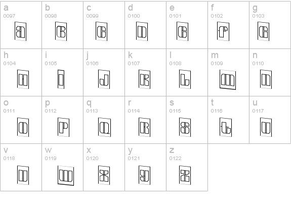 a_GladeCmOtlDn details - Free Fonts at FontZone.net