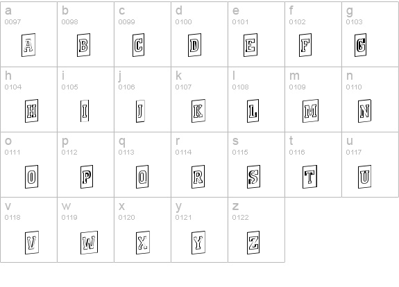 a_KenaCmOtlUp details - Free Fonts at FontZone.net