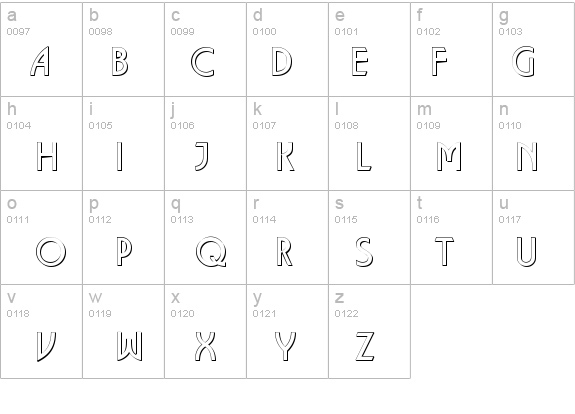 a_Lancet3Dxtr details - Free Fonts at FontZone.net