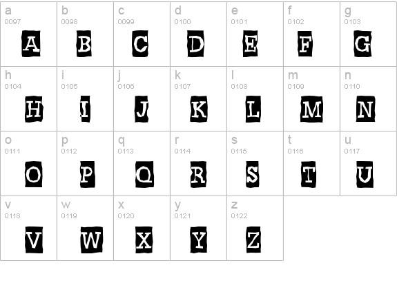 a_NoterCameoBroken details - Free Fonts at FontZone.net