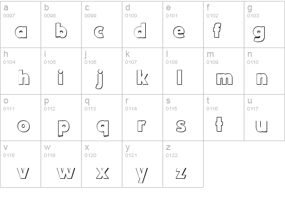 a_Plakat3Dxtr ExtraBold details - Free Fonts at FontZone.net