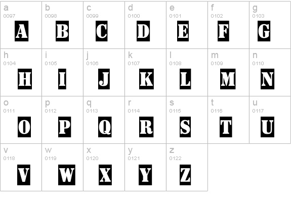 a_SignboardTitulNrSl details - Free Fonts at FontZone.net