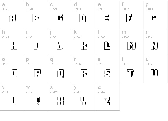 a_Simpler3Dreal details - Free Fonts at FontZone.net