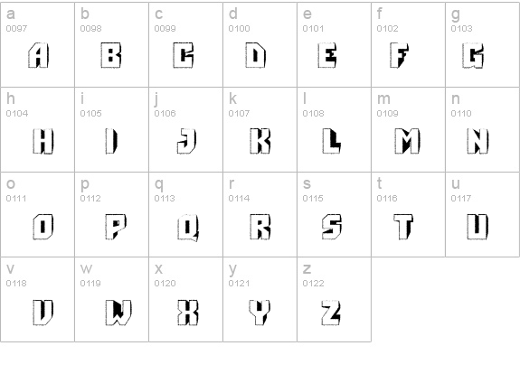 a_Simpler3DRough details - Free Fonts at FontZone.net